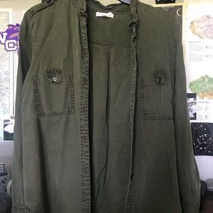 on the road long sleeve button up